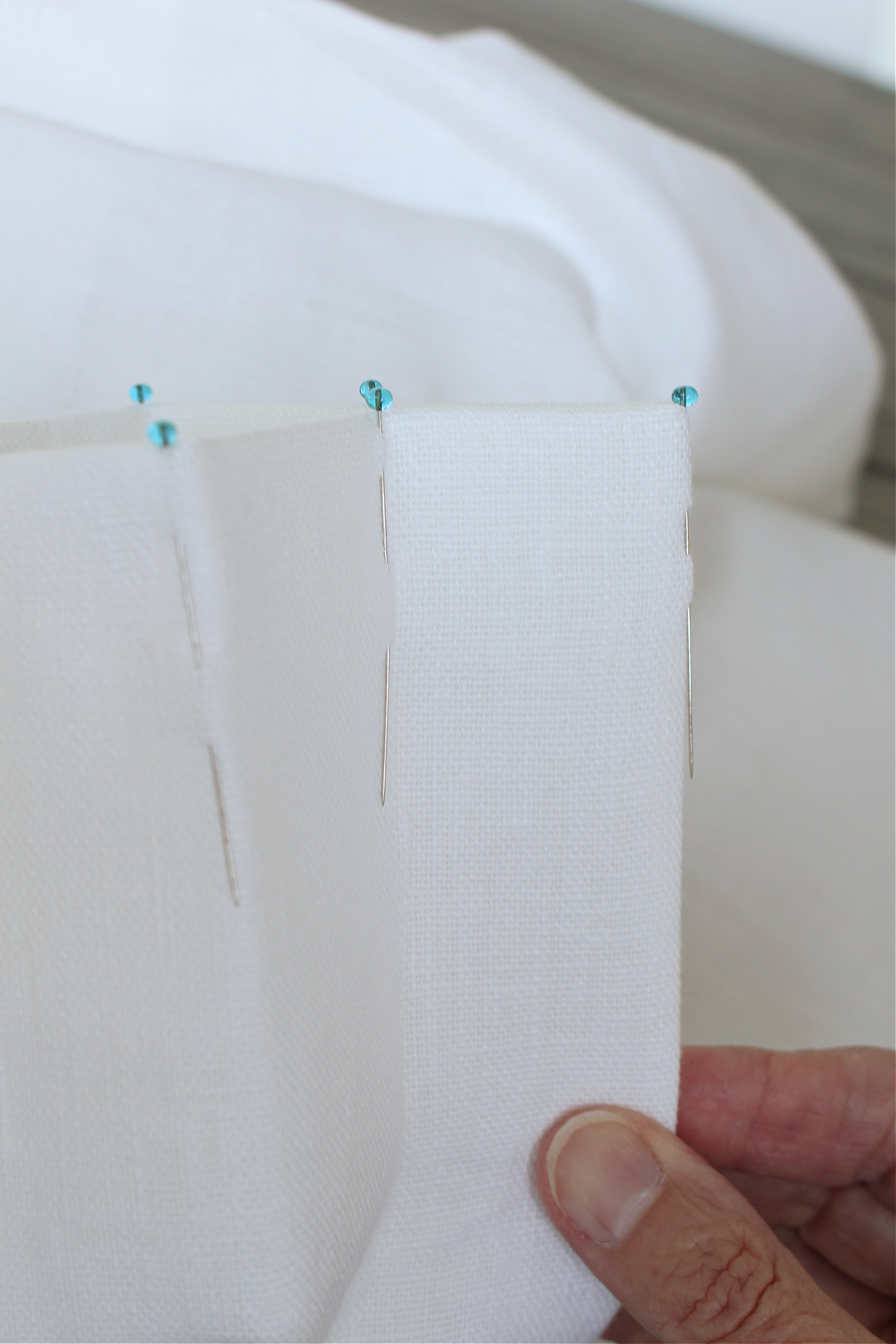 How to Hand Stitch Sew Euro Pleats