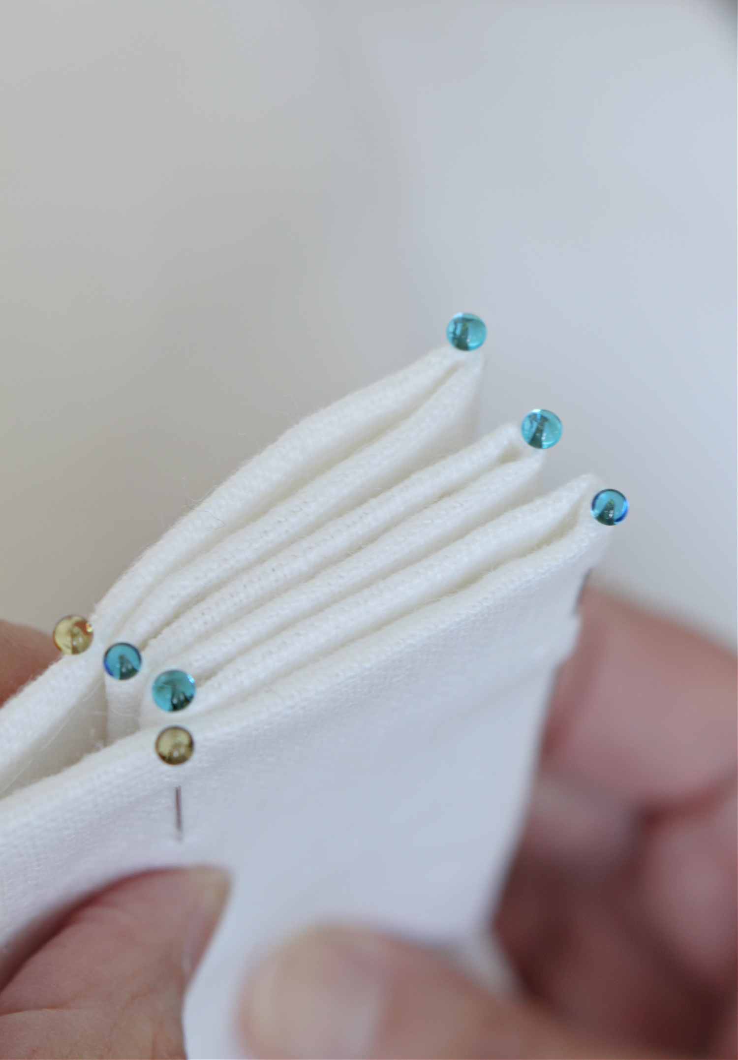 How to Hand Stitch Sew Euro Pleats