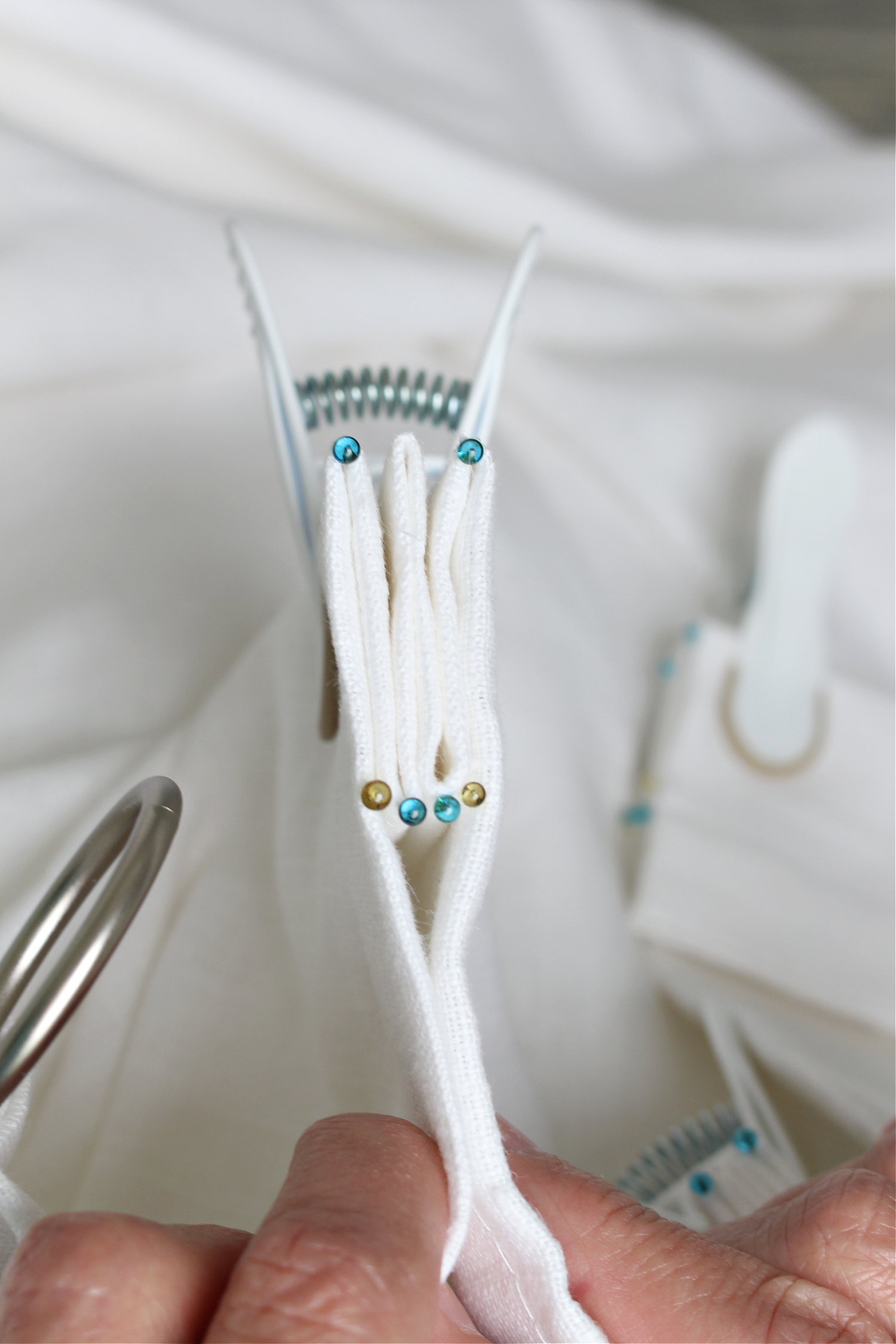 How to Hand Stitch Sew Euro Pleats