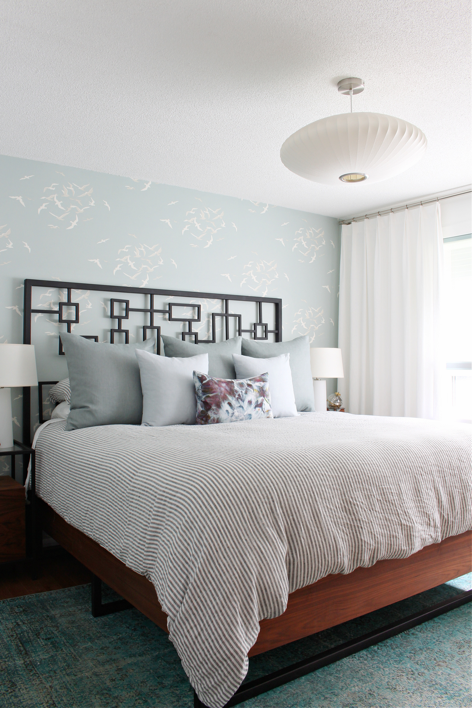 Striped Linen Bedding