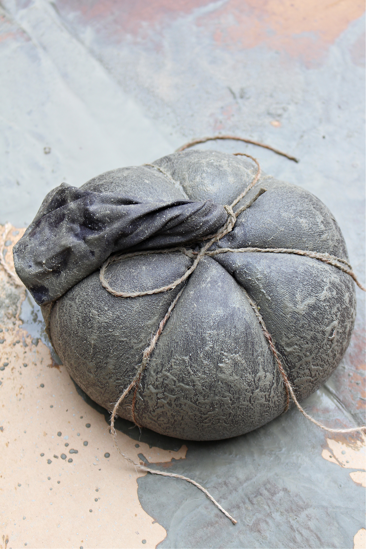How to Make Concrete Pumpkins