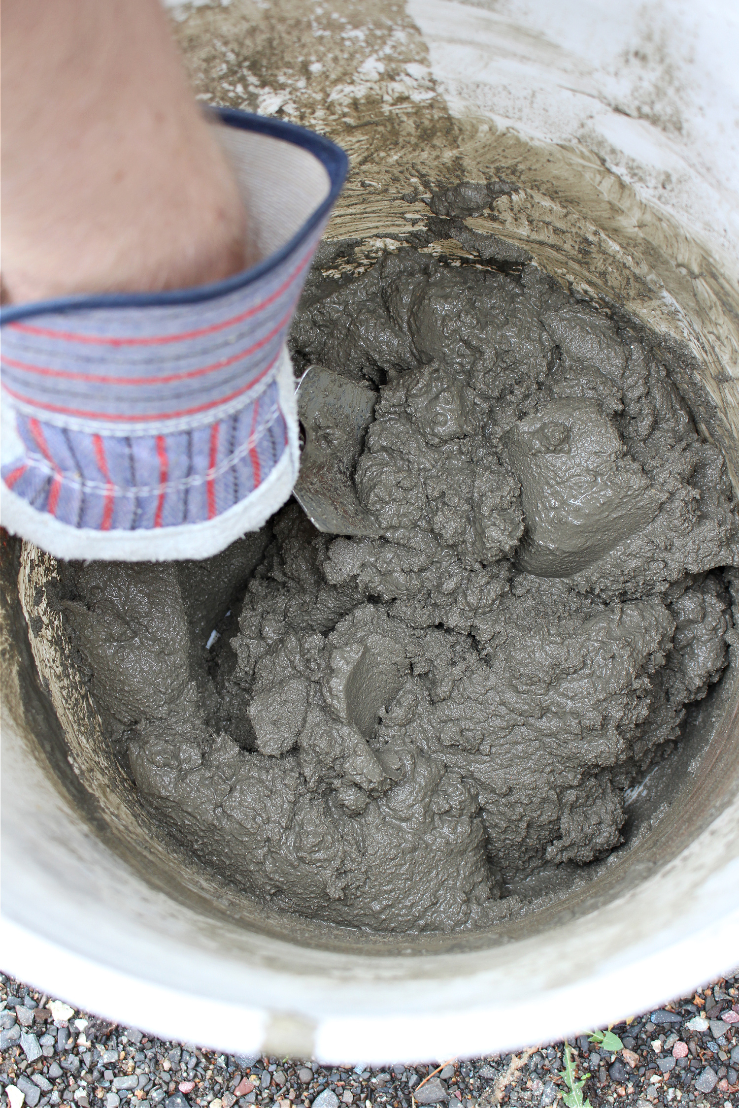 Concrete for DIY Concrete Pumpkins