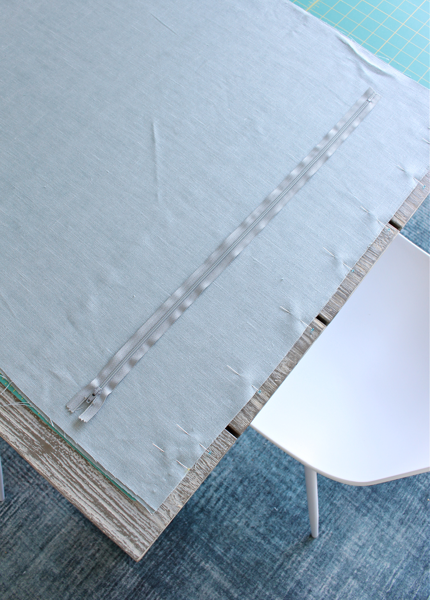 How to Make a Zippered Euro Sham Pillow