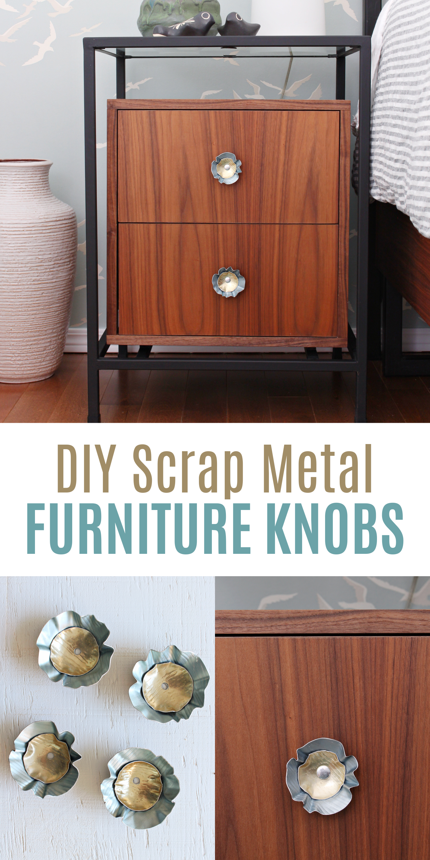 DIY Knobs Made From Scrap Metal