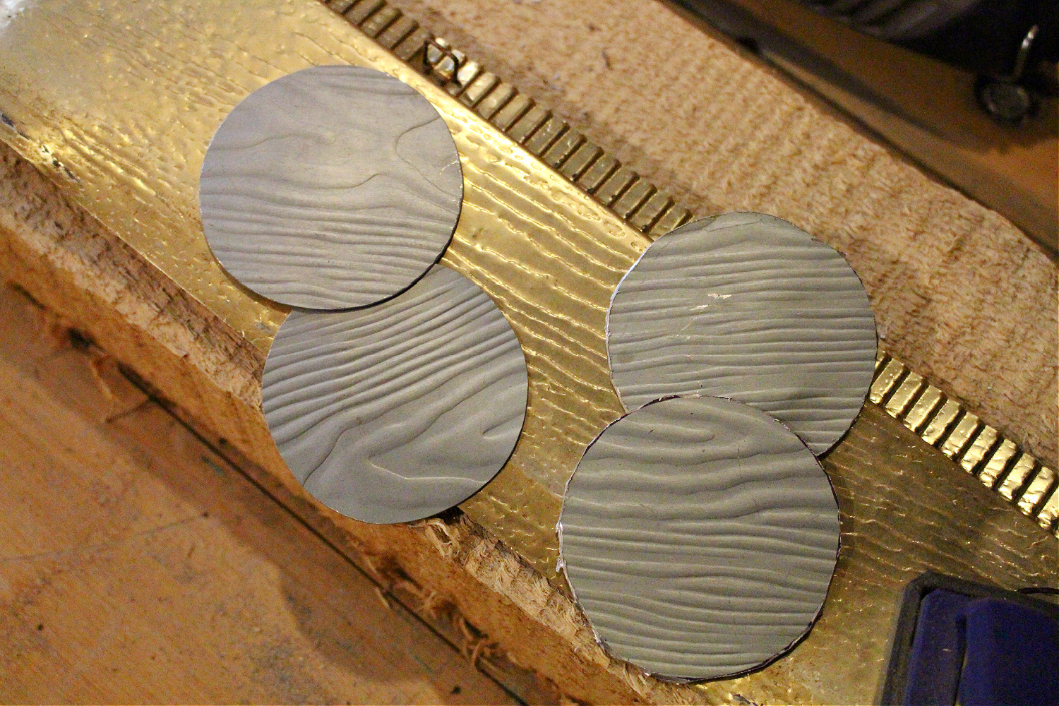 Cutting Out Discs from Scrap Metal