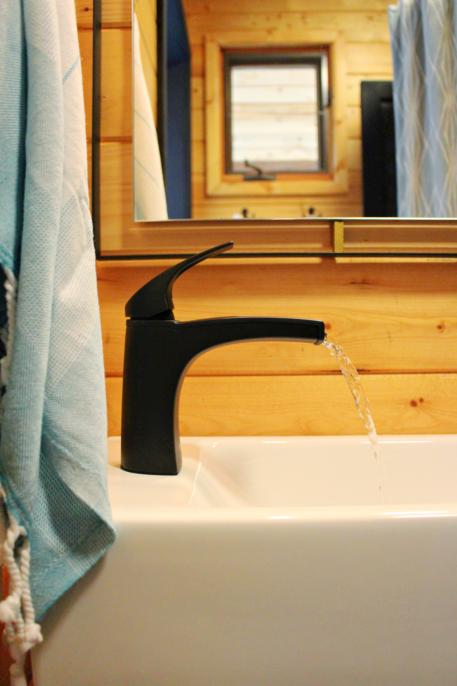 The Pfister Karci Faucet in the Bunkie