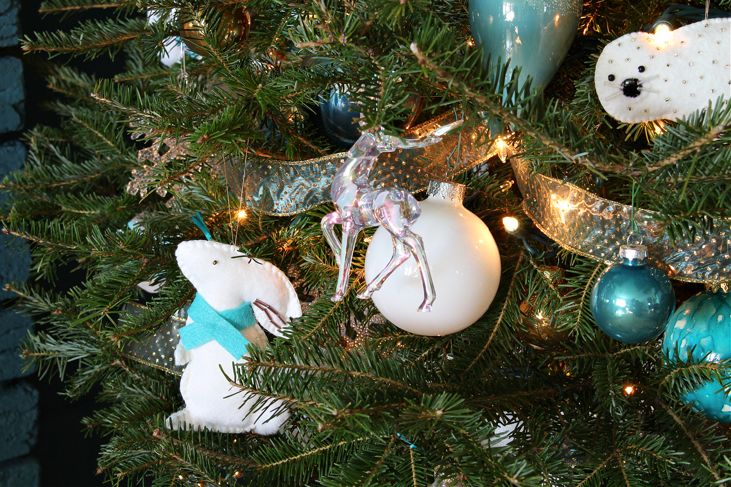 Plastic Deer Ornament