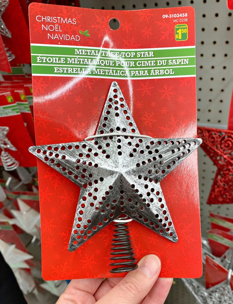 DIY Tree Topper Dollar Store Hack | Dans le Lakehouse