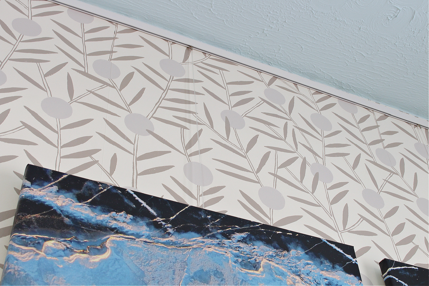 How to Hang Art on Clear Cord