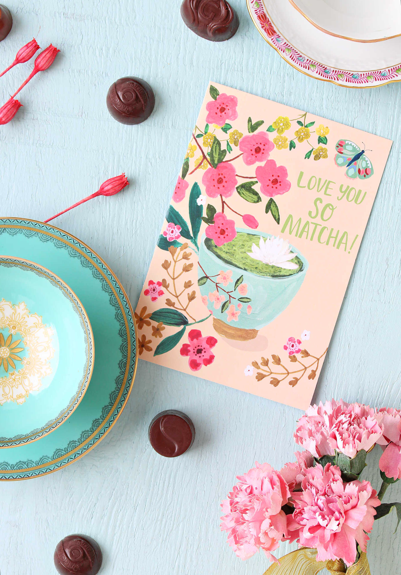 Valentine's Day Card for Tea Lovers