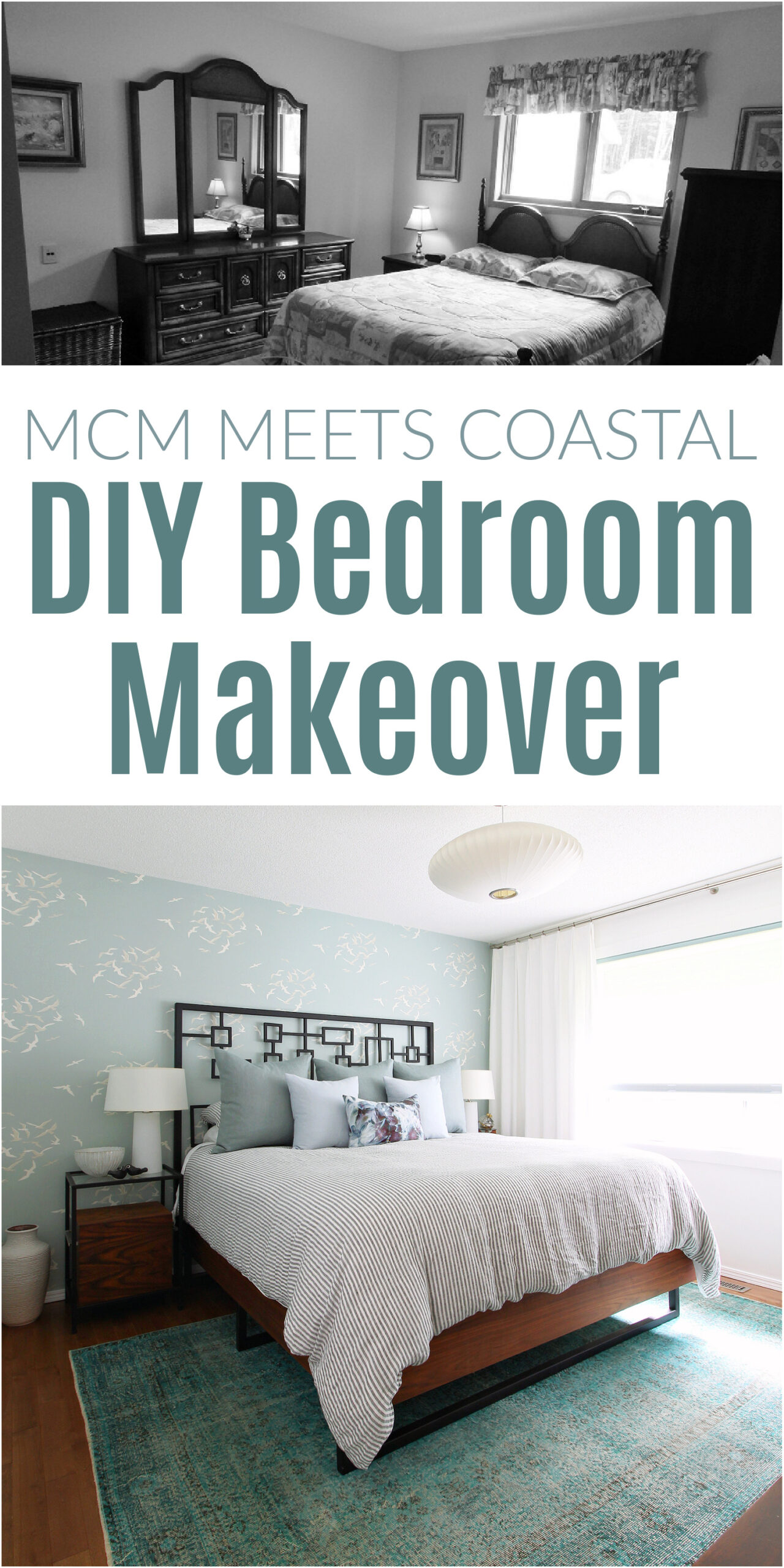 Coastal Bedroom Makeover