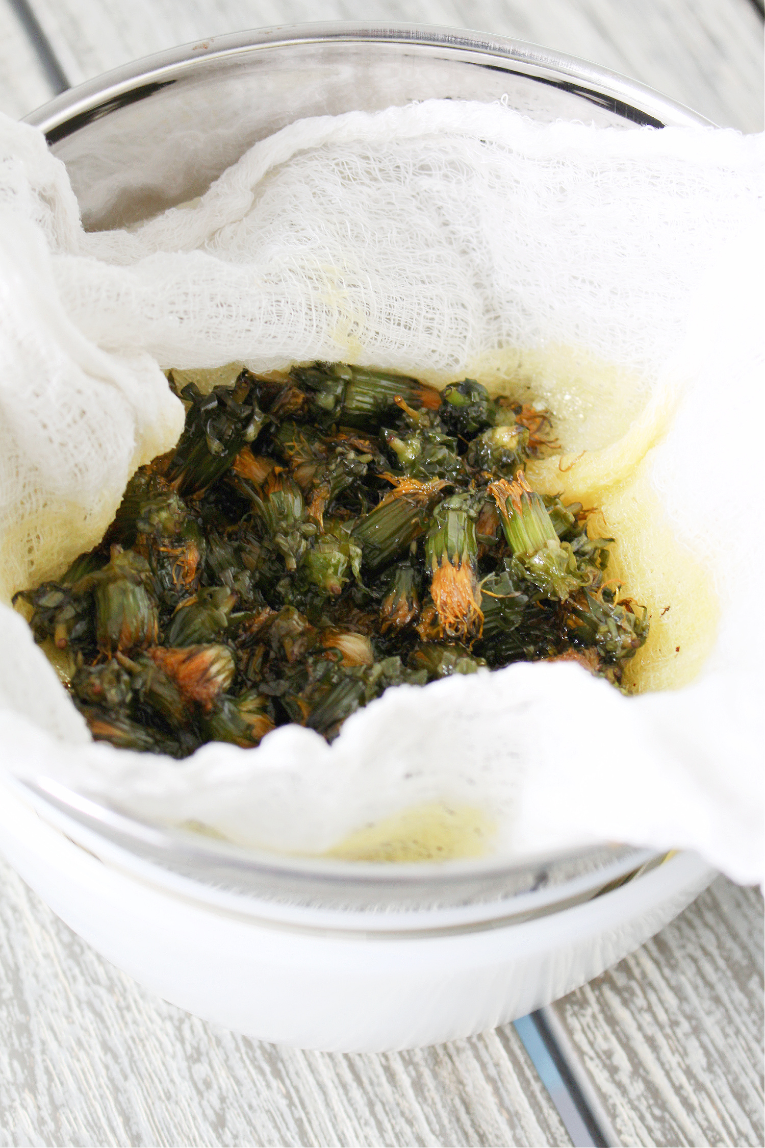 Use Cheesecloth to Strain Infused Oils