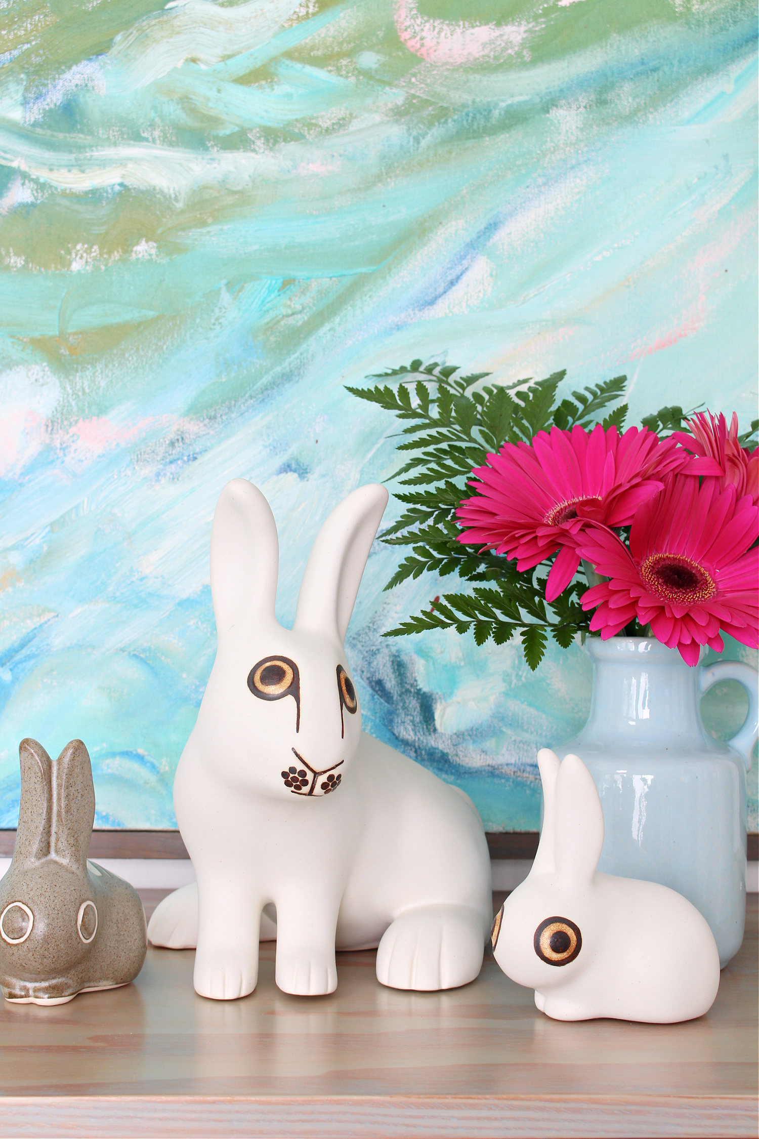 Vintage Strawberry Hill Bunnies