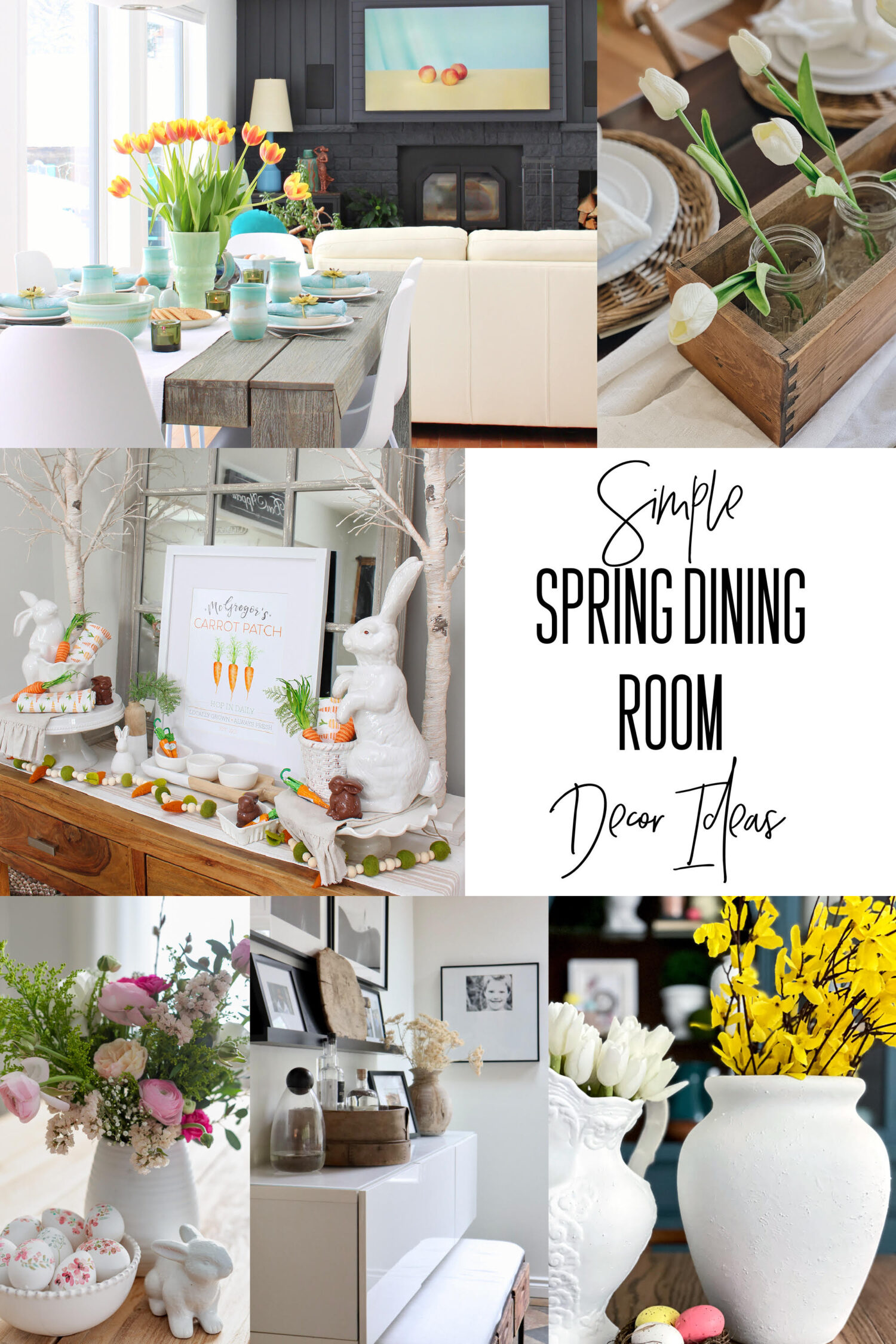 Spring Spring Dining Room Decor Ideas