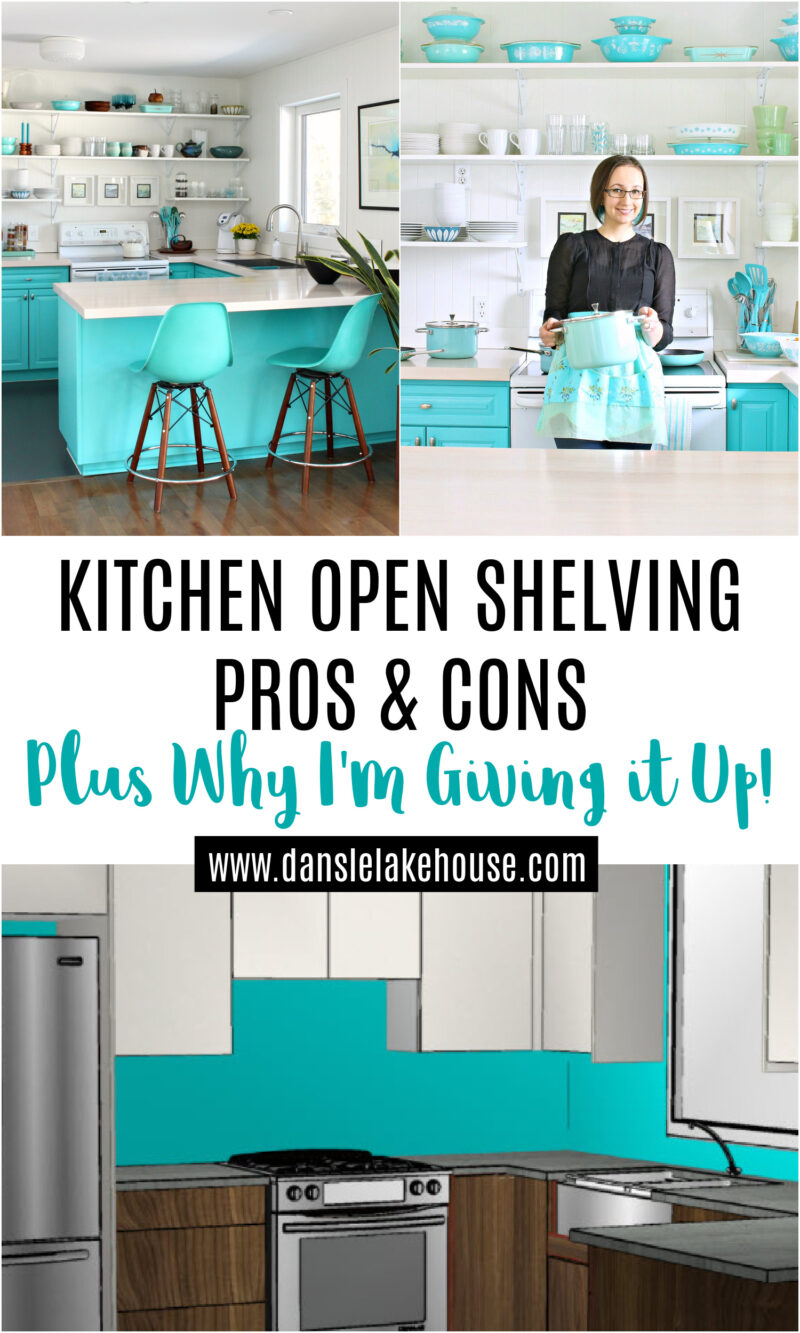 Open Shelving Pros and Cons (Why I'm Giving Up Open Shelving) Dans le