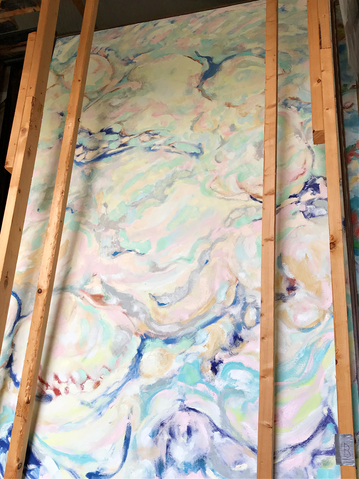 Large Pastel Abstract