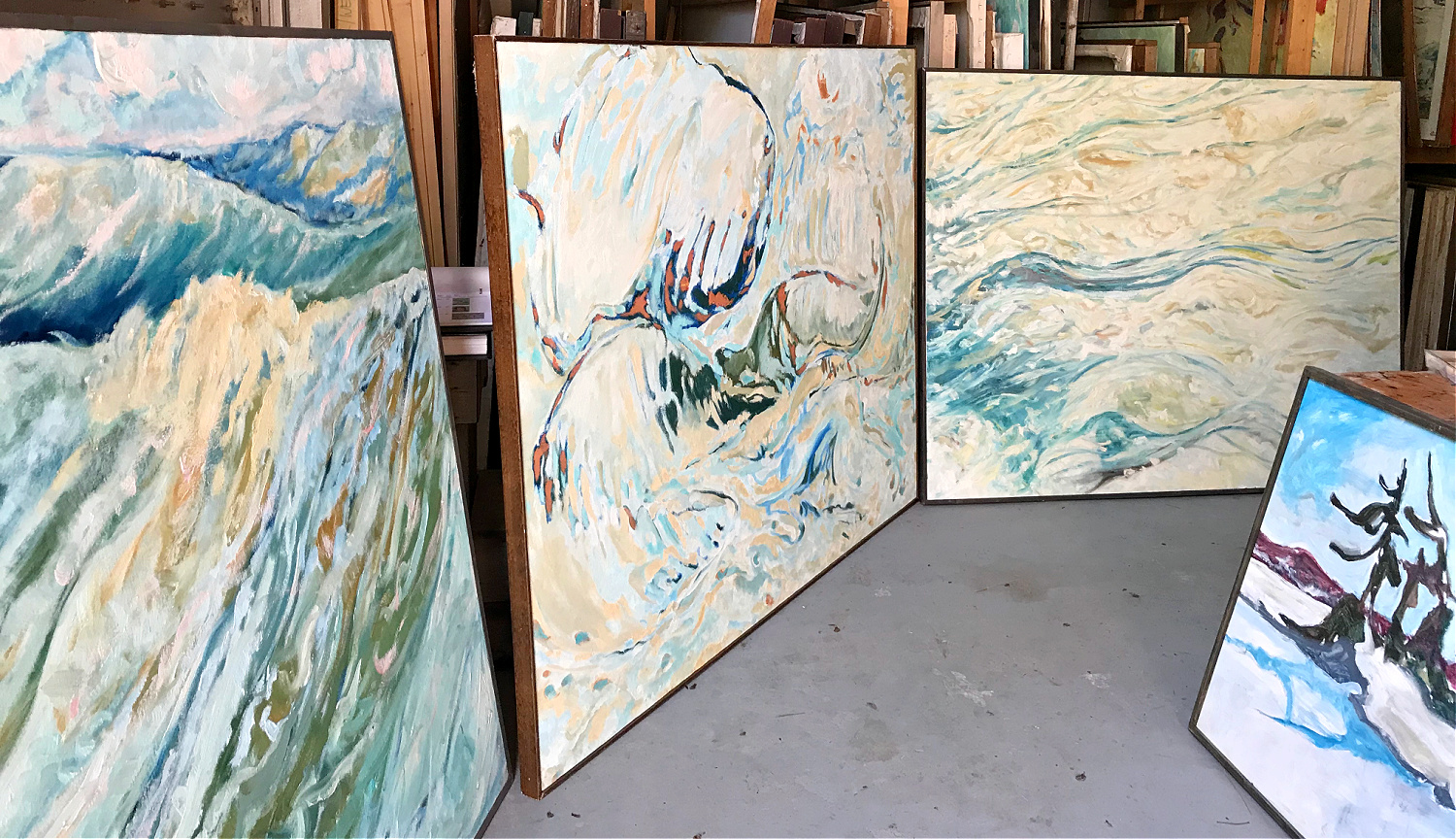 Large Coastal Paintings