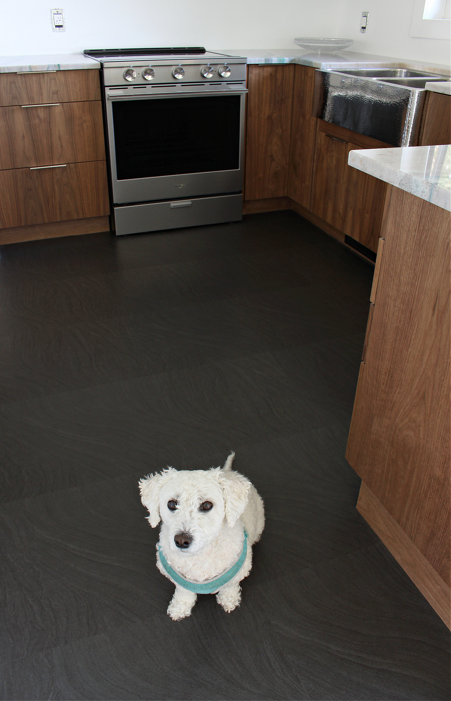 Charcoal Grey Luxury Vinyl Tile