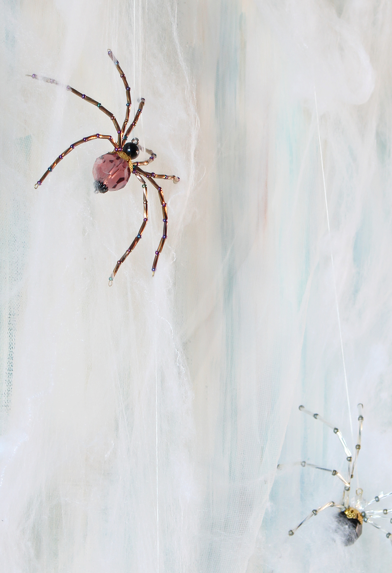 Beaded Spiders Used for Halloween