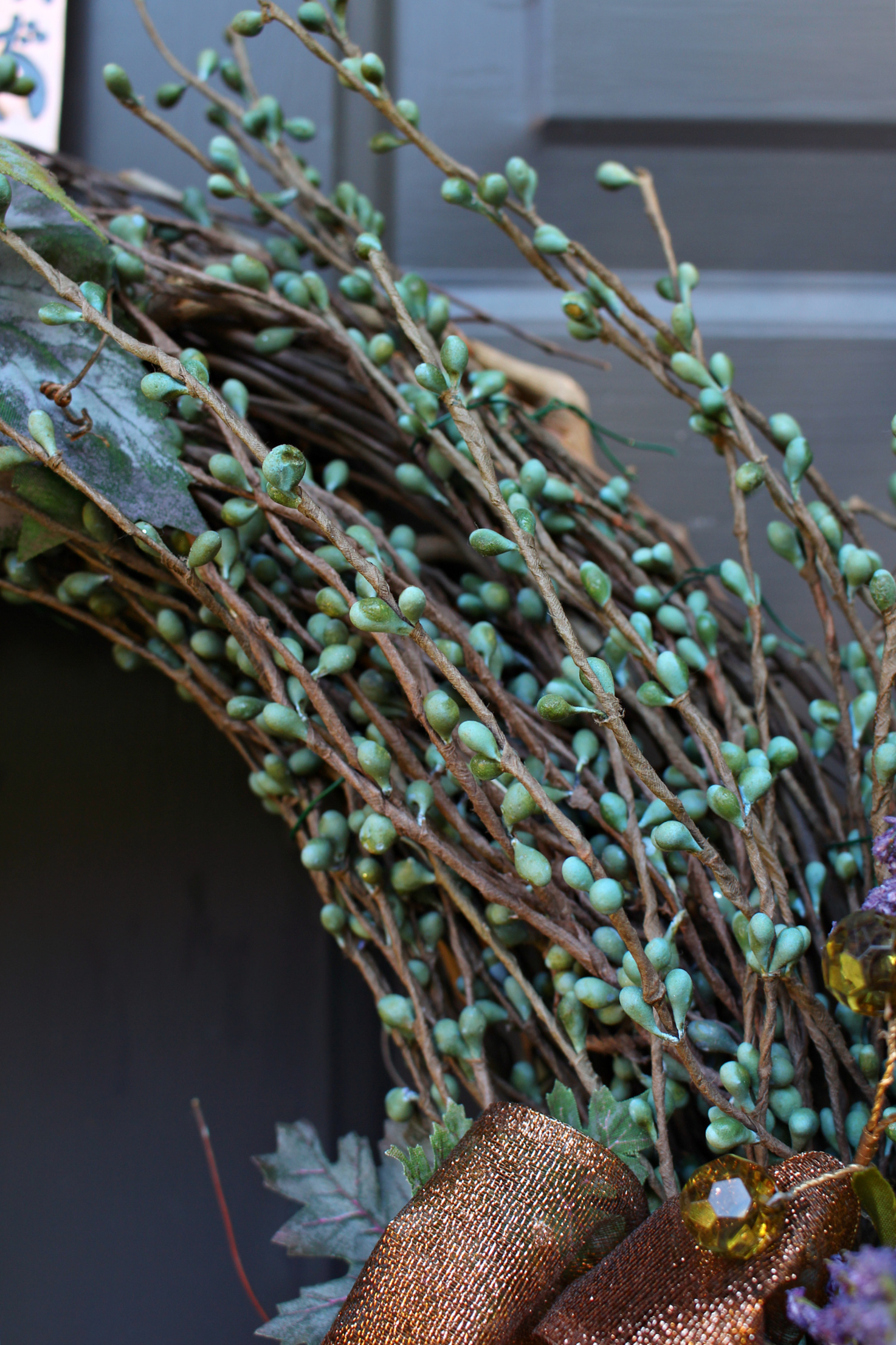 Modern Autumn Wreath