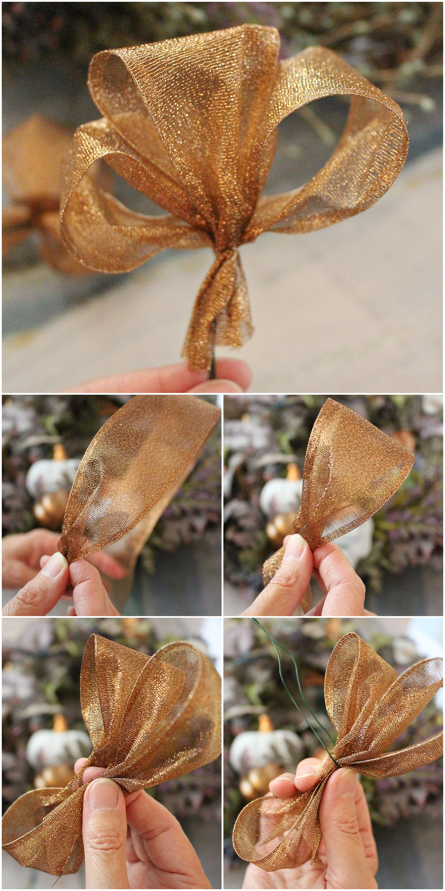 How to Make a Wreath Bow