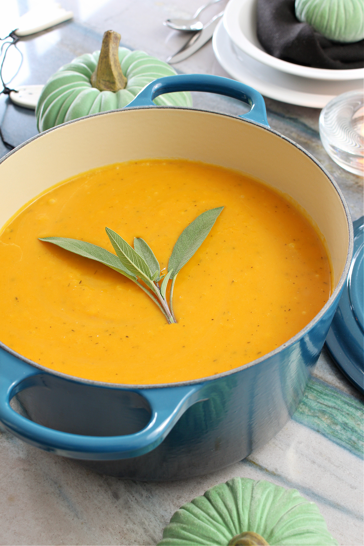 Le Creuset Deep Teal Pot