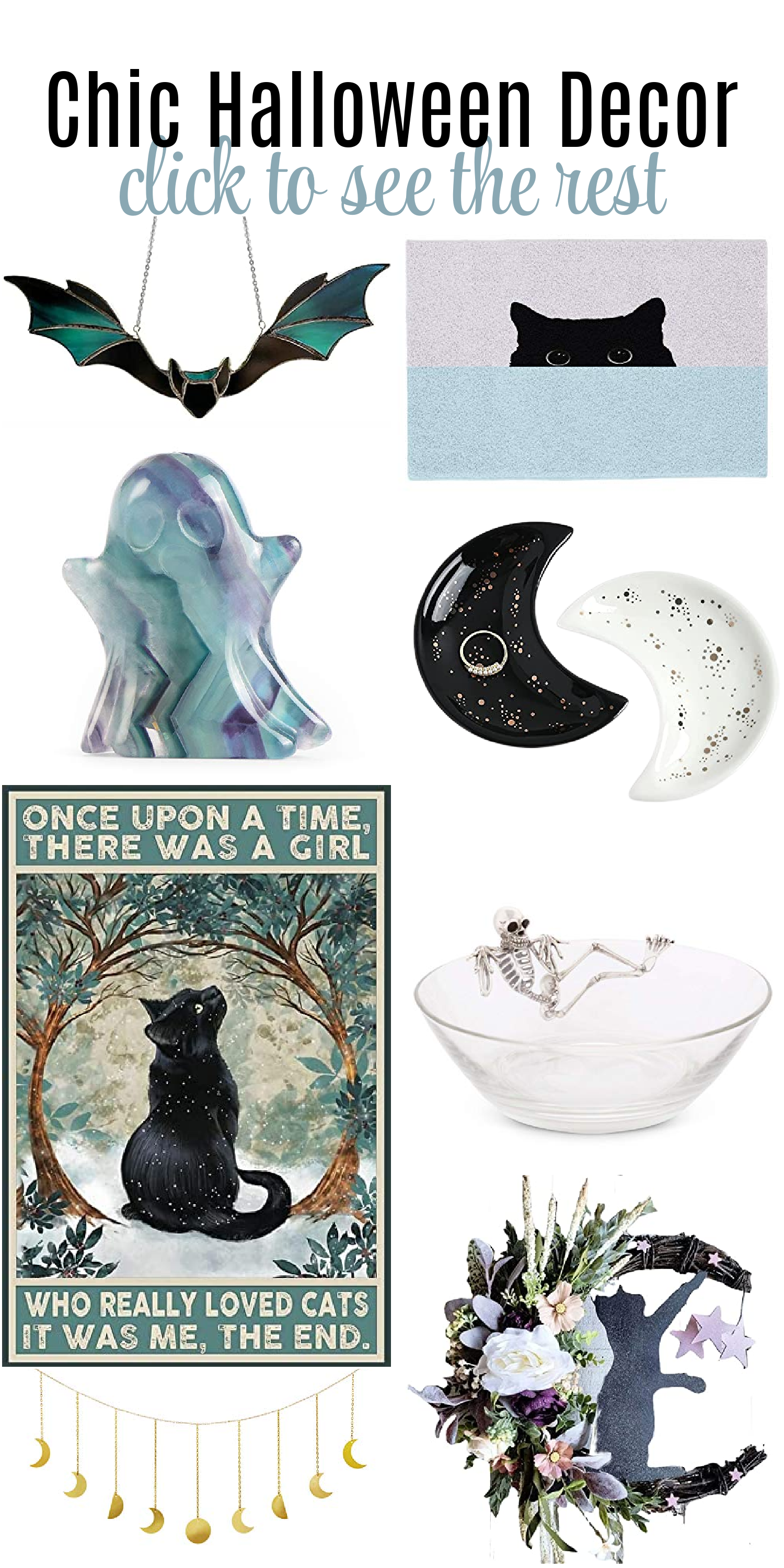 chic Halloween decor