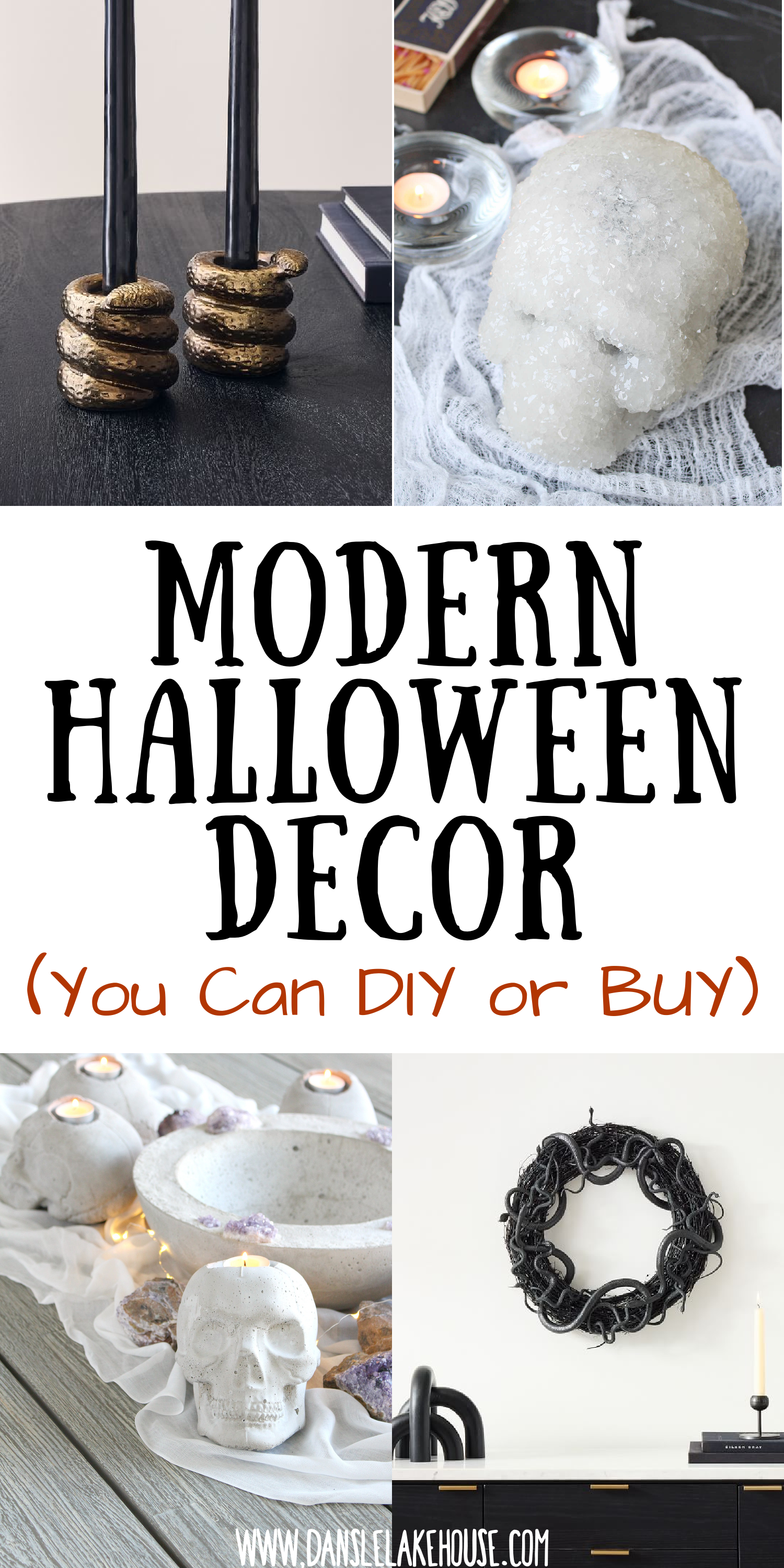 Modern Halloween Decor to BUY or DIY