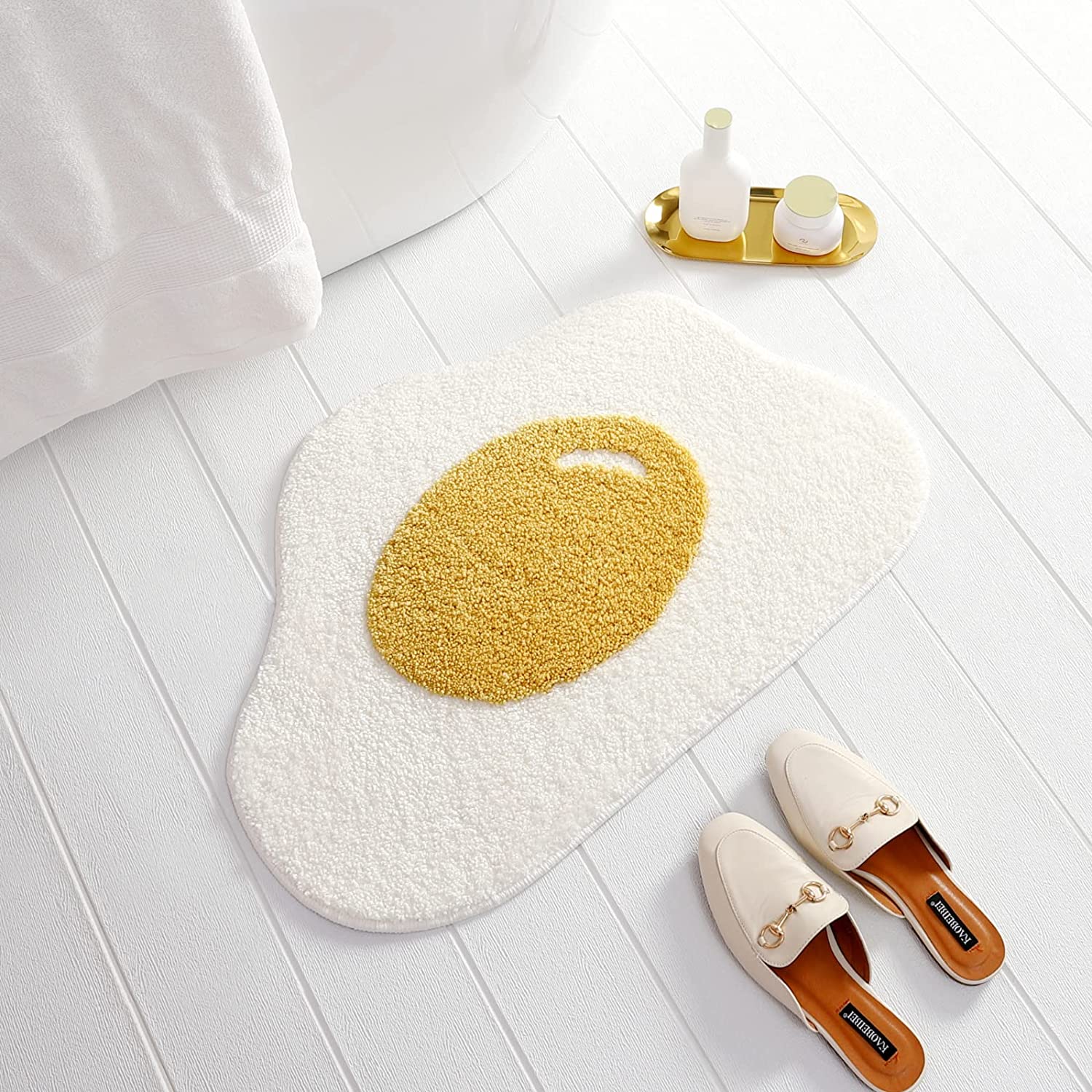 Egg Shaped Bath Mat