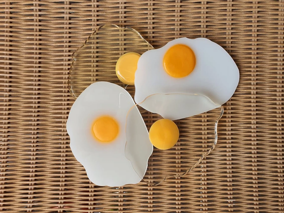 Fried Egg Shaped Resin Coasters