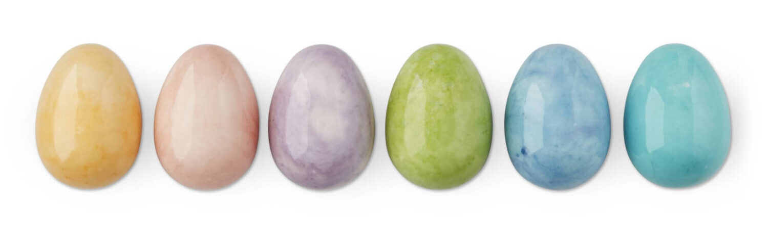 Pastel Colored Alabaster Eggs