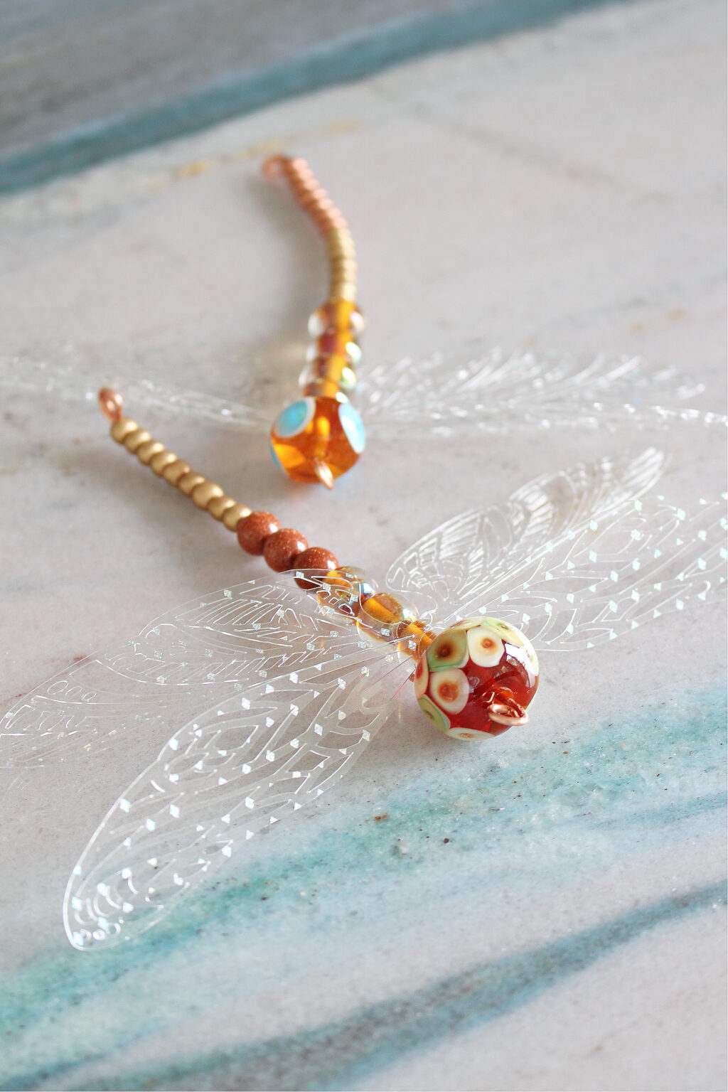 DIY Beaded Dragonfly Ornament | Dans le Lakehouse