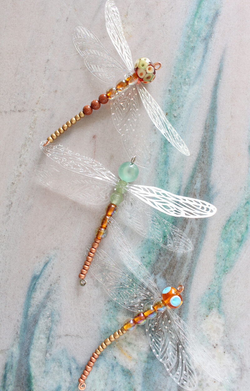 DIY Beaded Dragonfly Ornament | Dans le Lakehouse