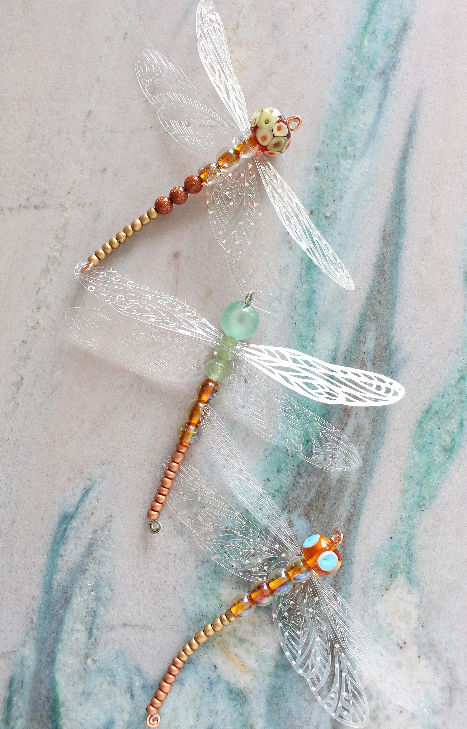 DIY bead dragonfly tutorial