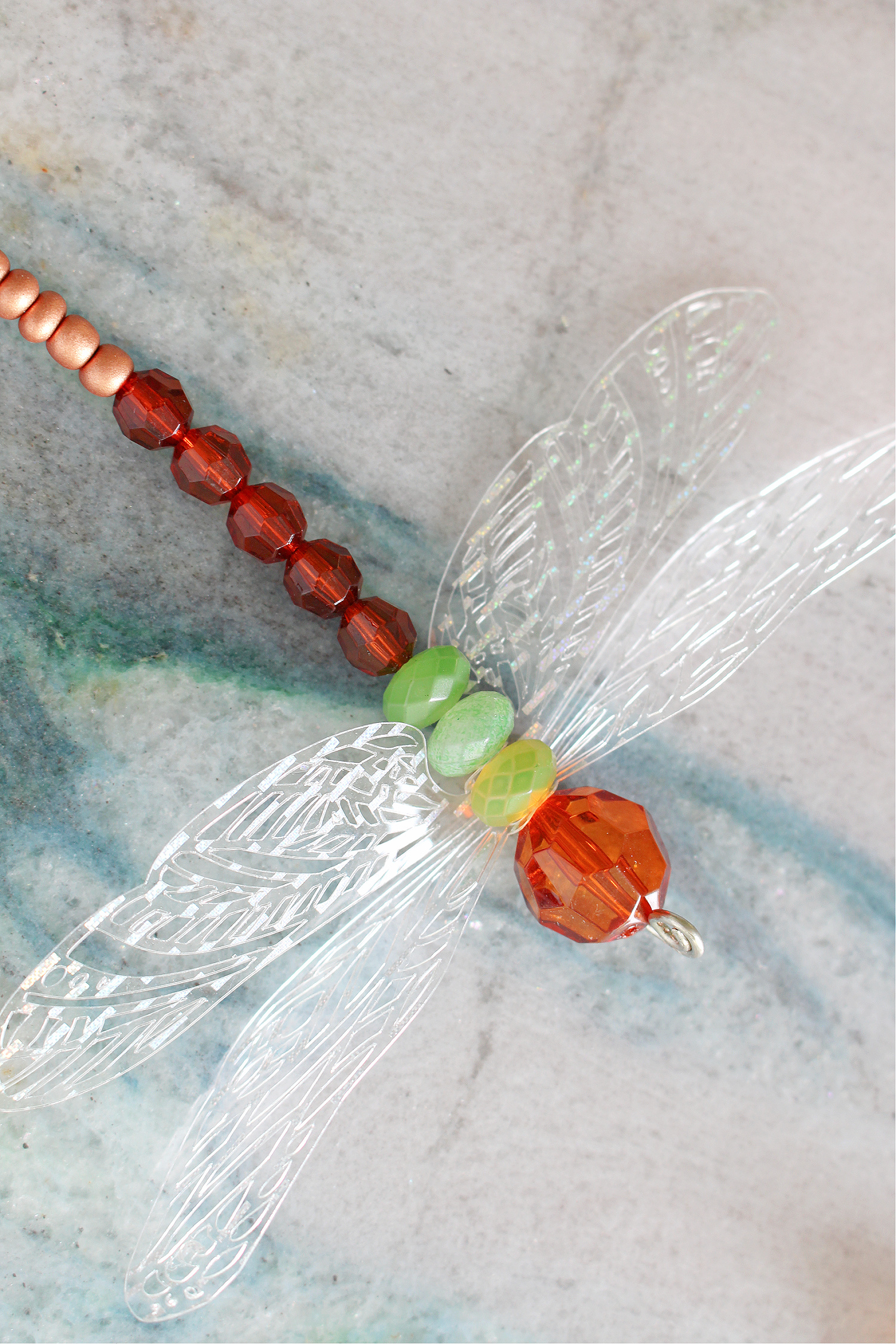 How to Make a Beaded Dragonfly