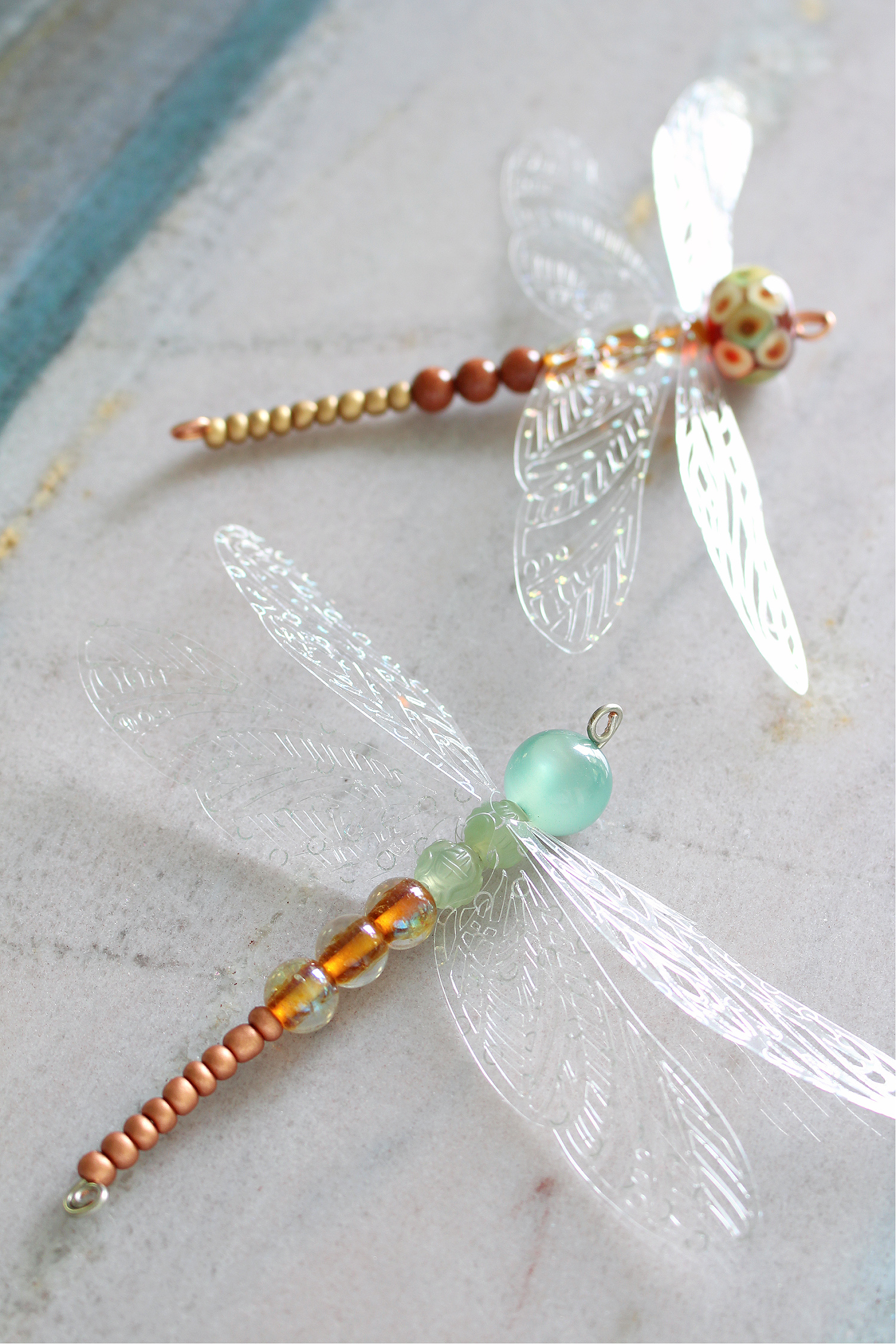 DIY Beaded Bug Ornament Idea