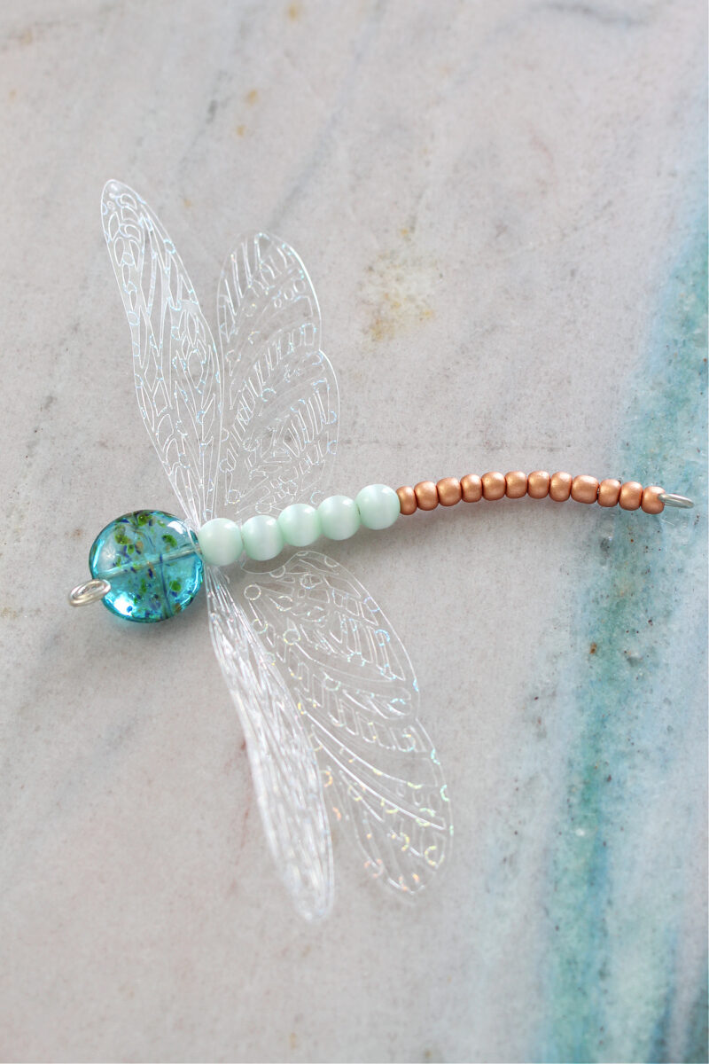 DIY Beaded Dragonfly Ornament | Dans le Lakehouse