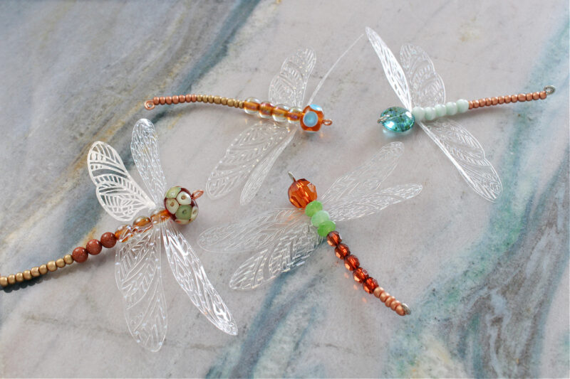 Diy Beaded Dragonfly Ornament 