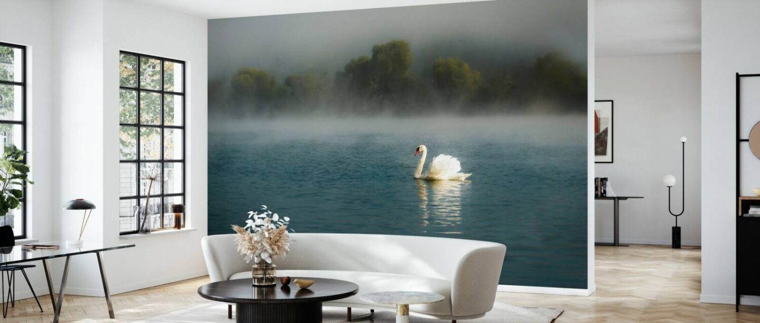 Swan Wall Mural