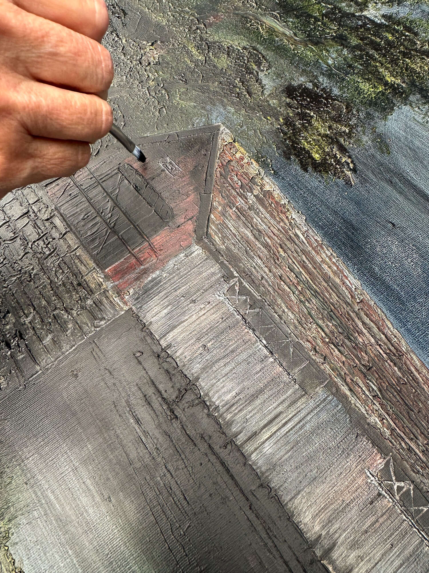 How to Make an Old Painting Spooky for Halloween Decorating