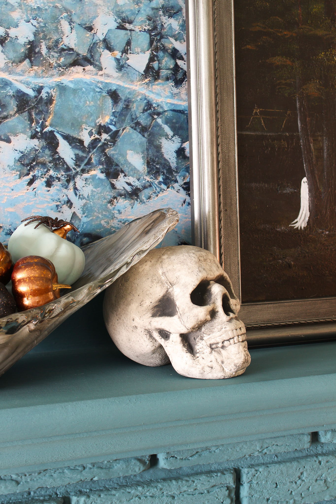 Moody Halloween Mantel Decor for Adults