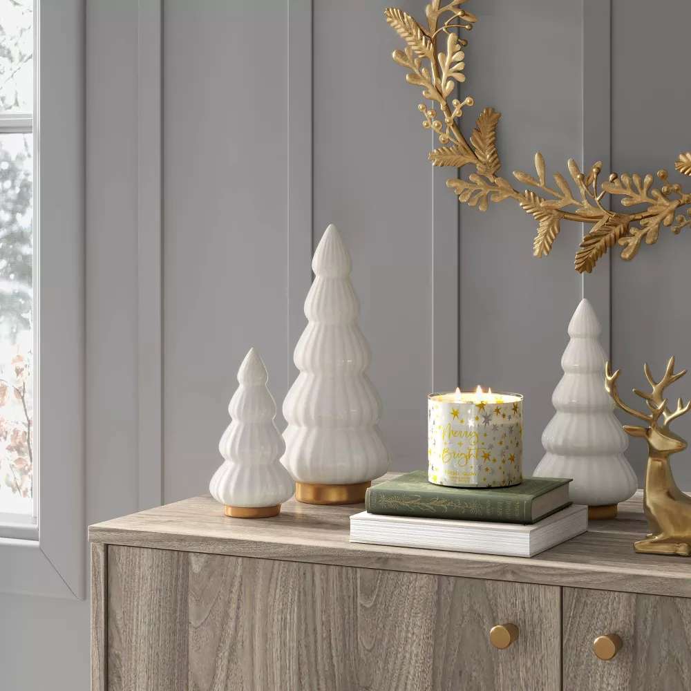 Modern White Tabletop Trees