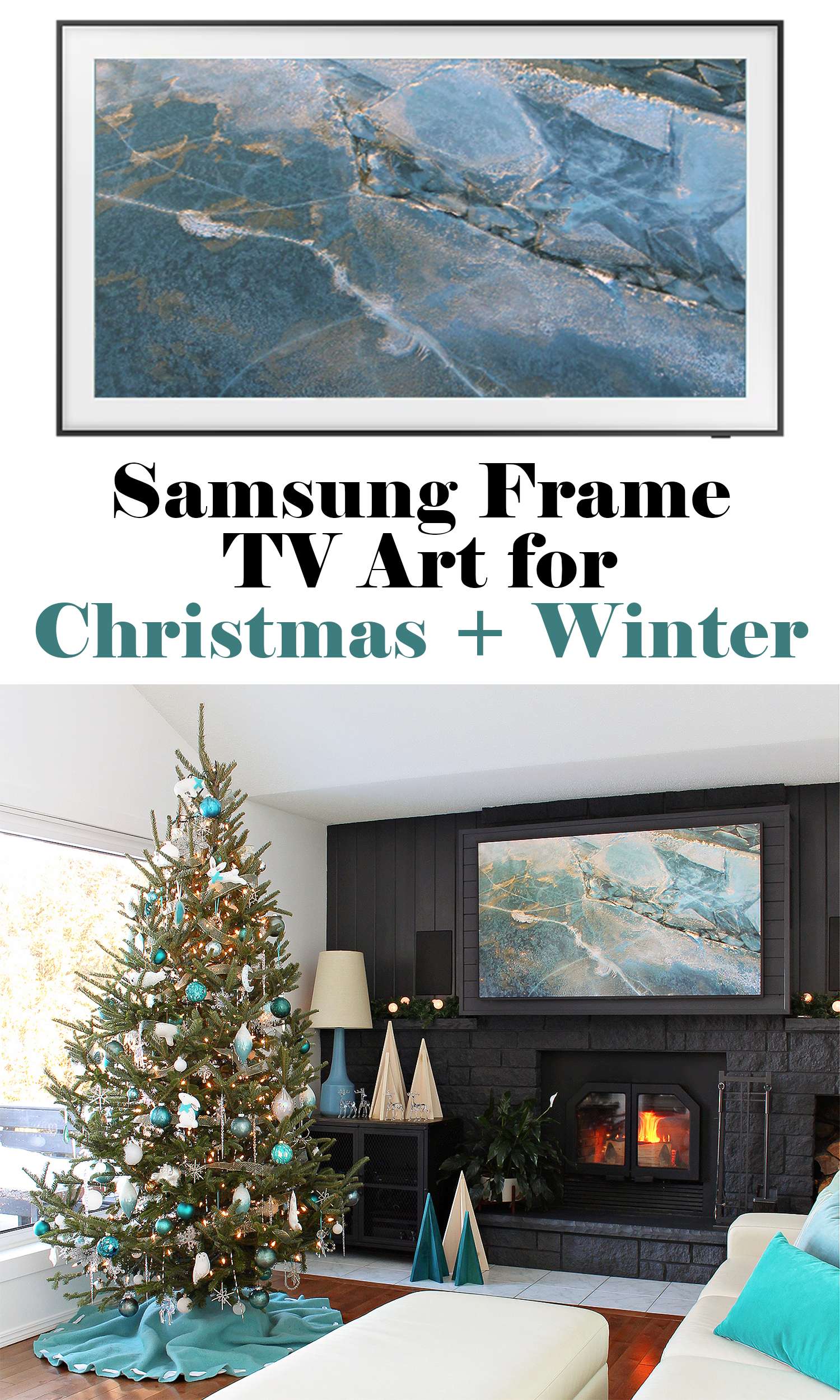 Samsung Frame TV Art for Christmas | Samsung Frame TV Art for Winter
