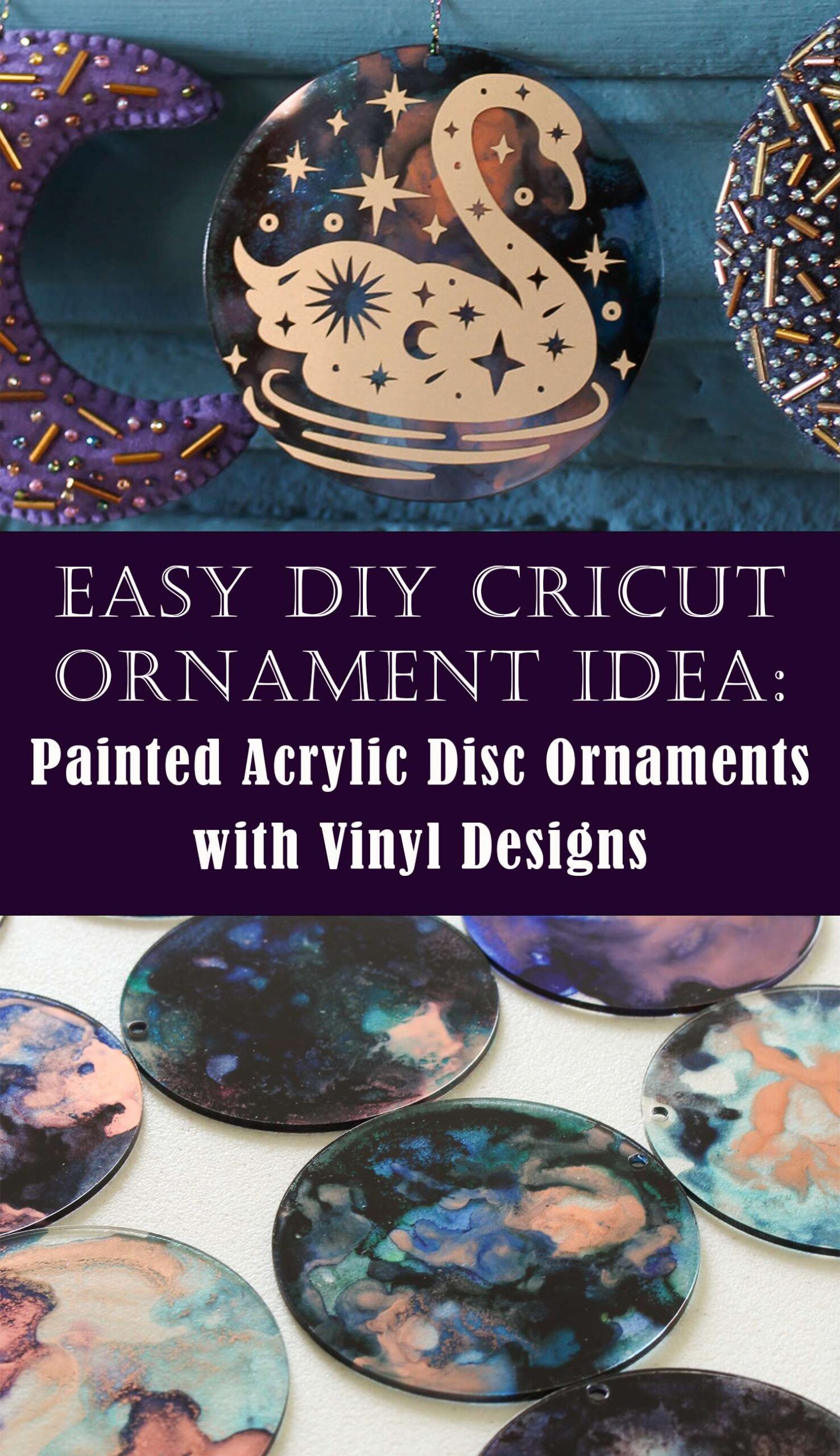 DIY Cricut Christmas Ornaments