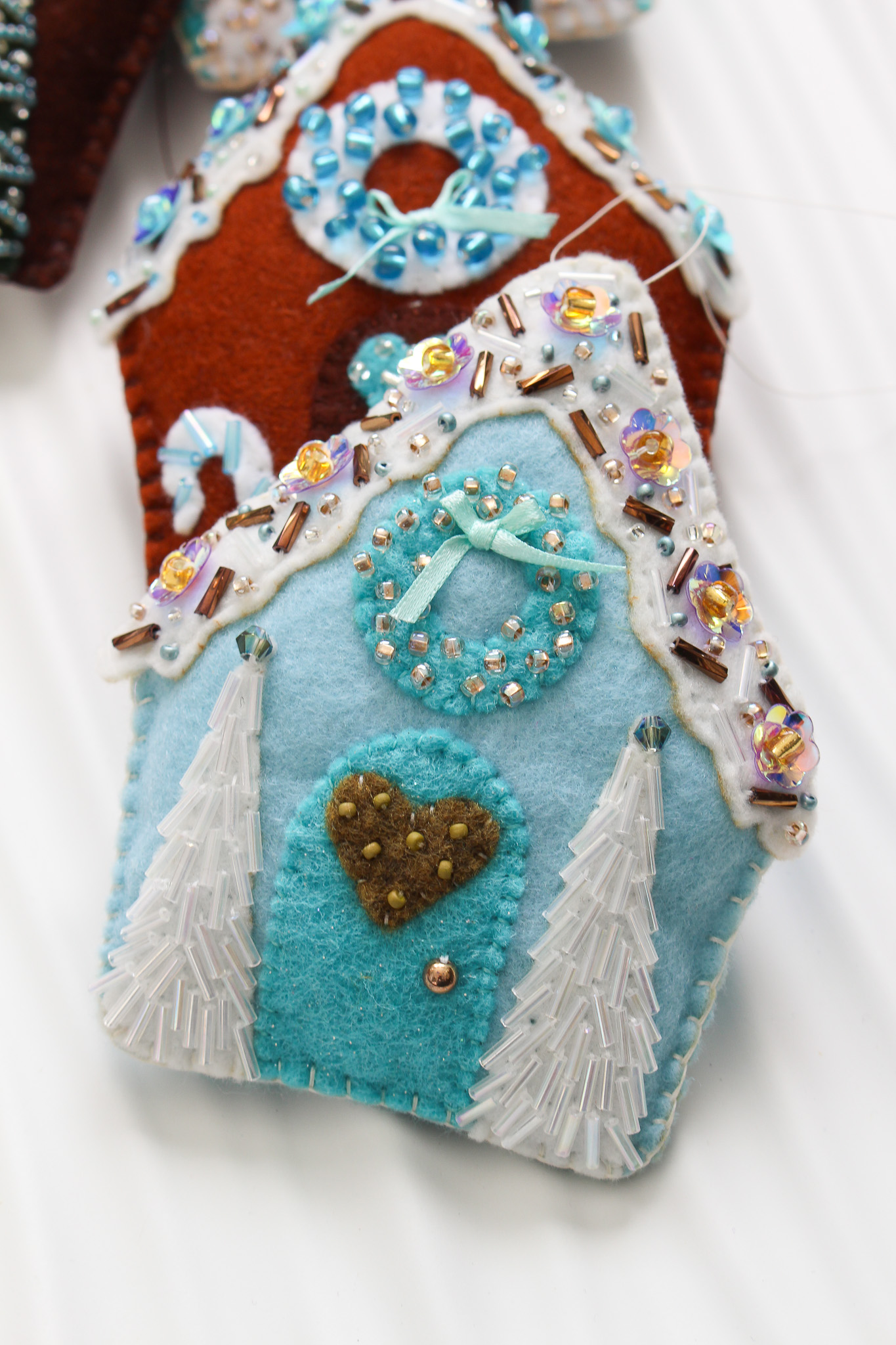 DIY House Tree Ornaments