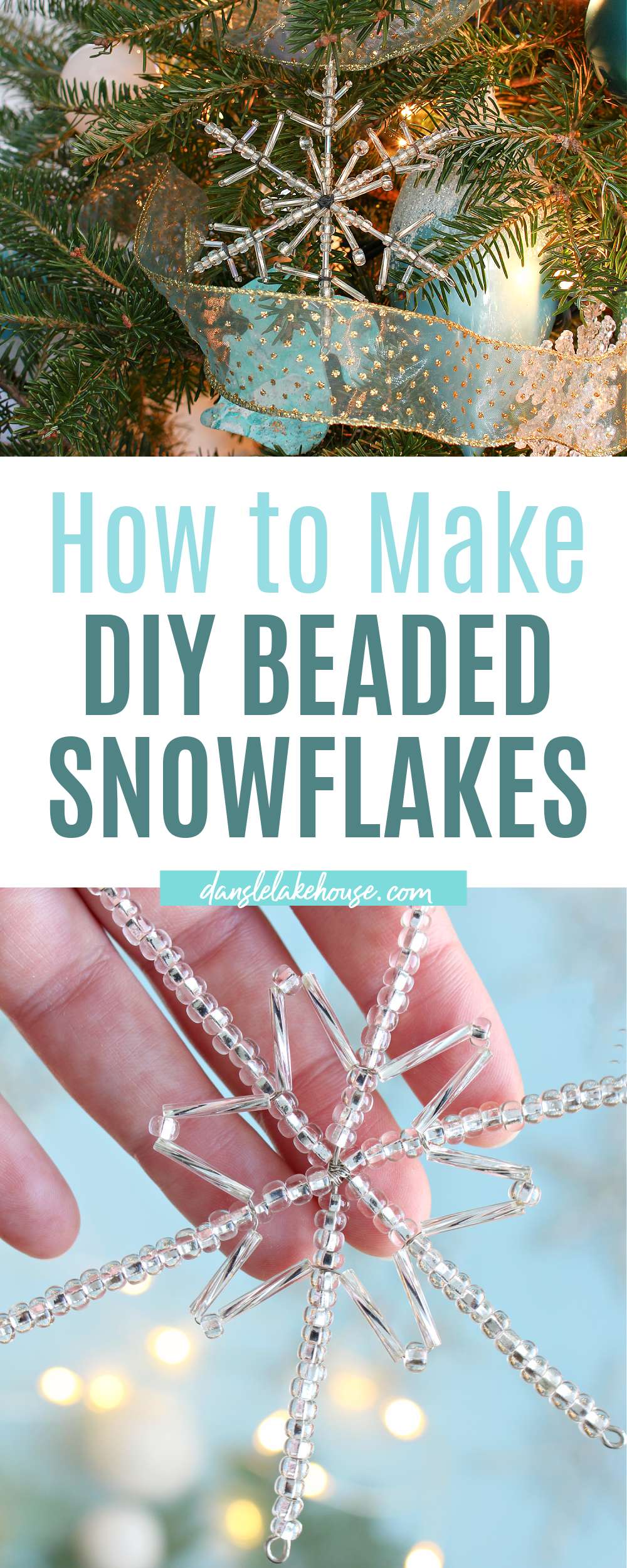 How to Make Beaded Snowflakes
