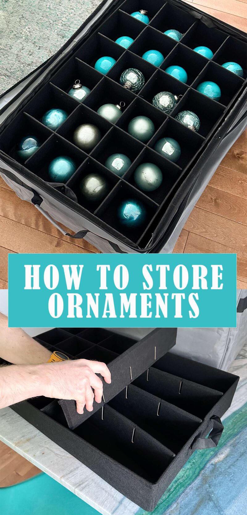 How to Store Glass Ornaments - Ornament Storage Idea