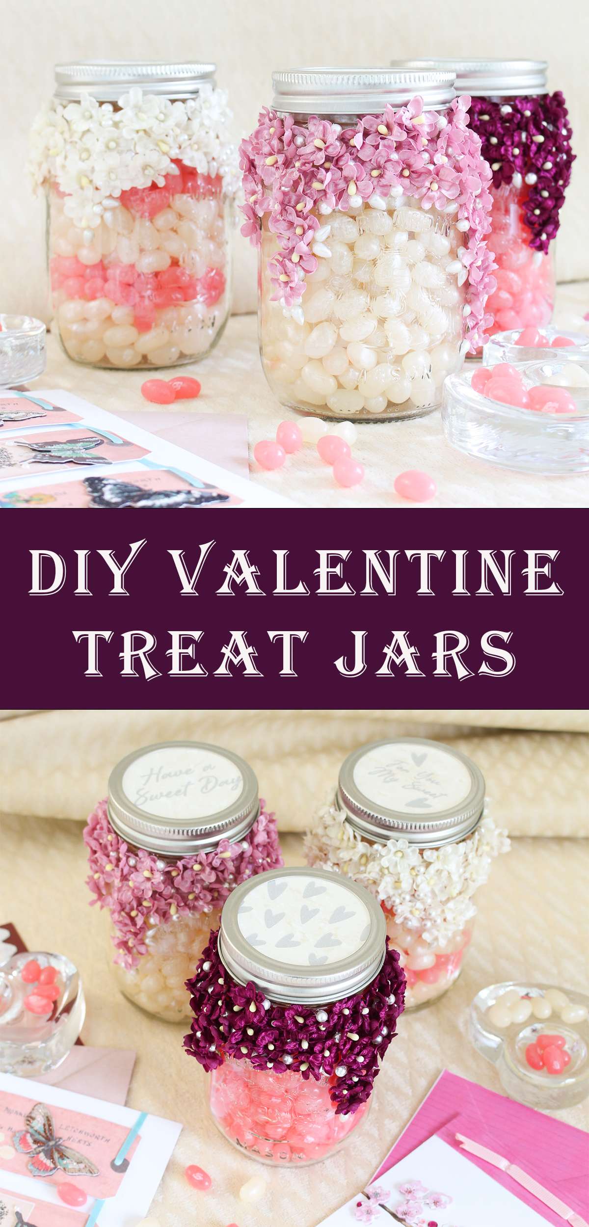 DIY Valentine Treat Jars