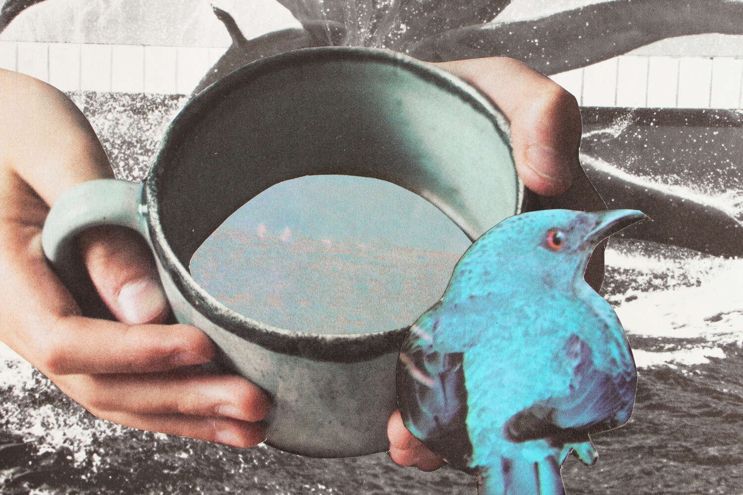 Example of Reveal Replace Collage Technique