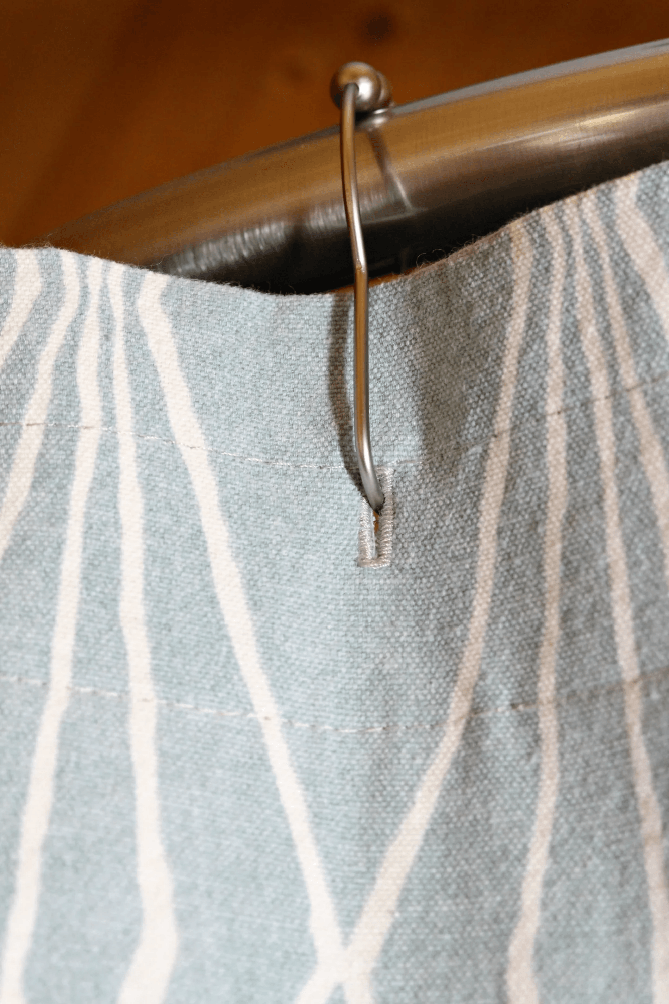 How to Sew a Shower Curtain with Lining
